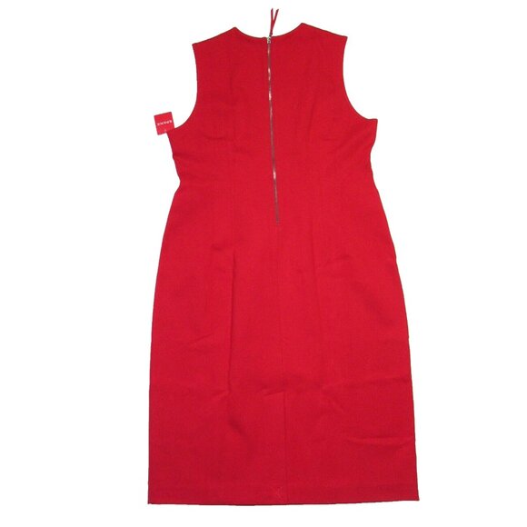NWT Spanx 20380R The Perfect Fitted Sheath in True Red Ponte Sleeveless Dress M - Picture 5 of 6